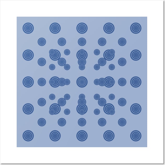 blue circles Wall Art by abstracteleanor